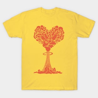 Heart-Shaped Mushroom Cloud T-Shirt